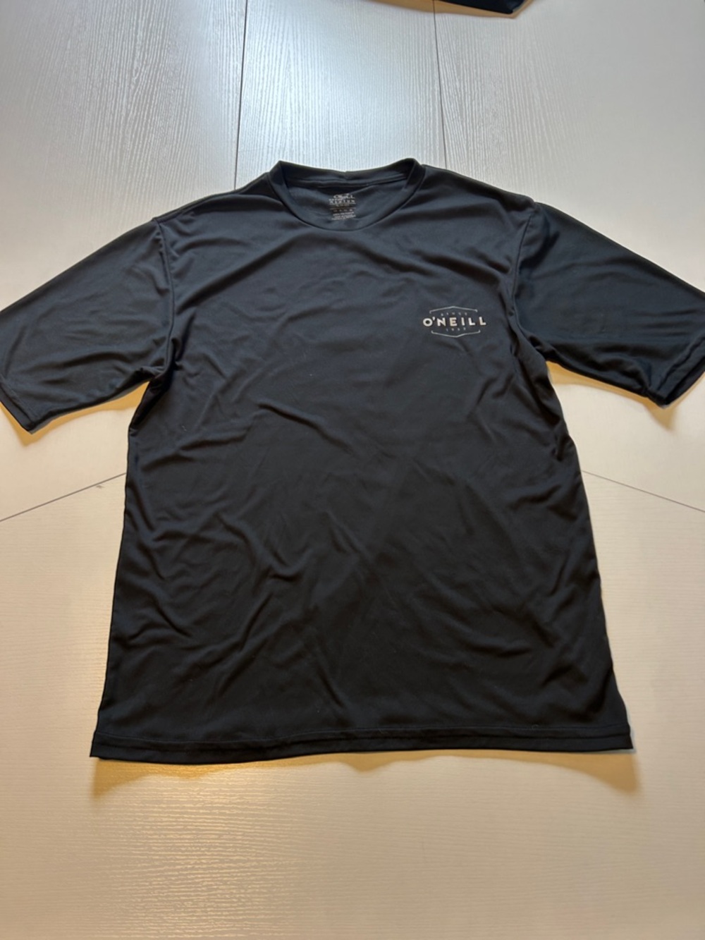O'Neill Black Short-Sleeve Performance Tee with Chest Logo